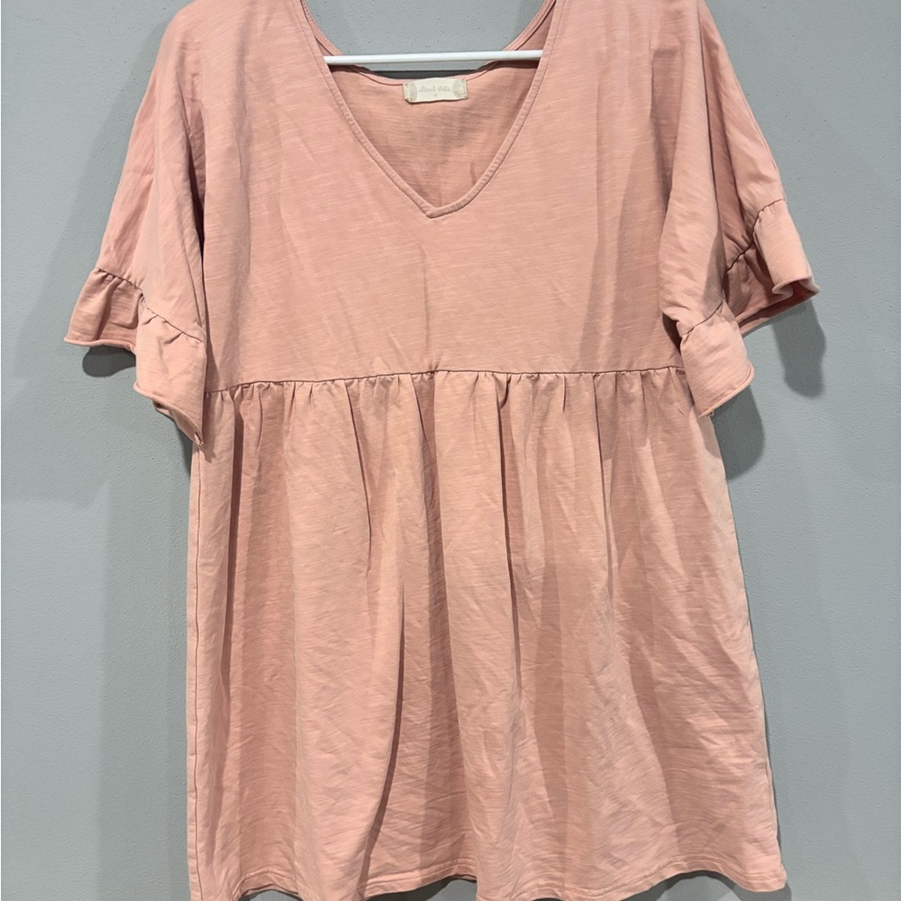 Altar’d State Blush Pink Babydoll Dress – Size M - Picture 4 of 4